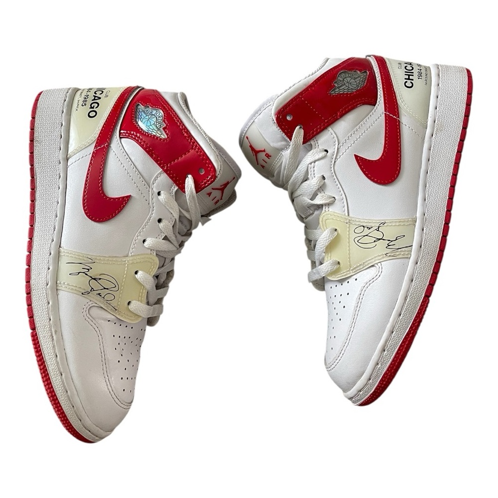 Nike Air Jordan 1 Mid SS Rookie Season University Red DR6496 116 Size 6.5Y / W8 - Picture 4 of 8